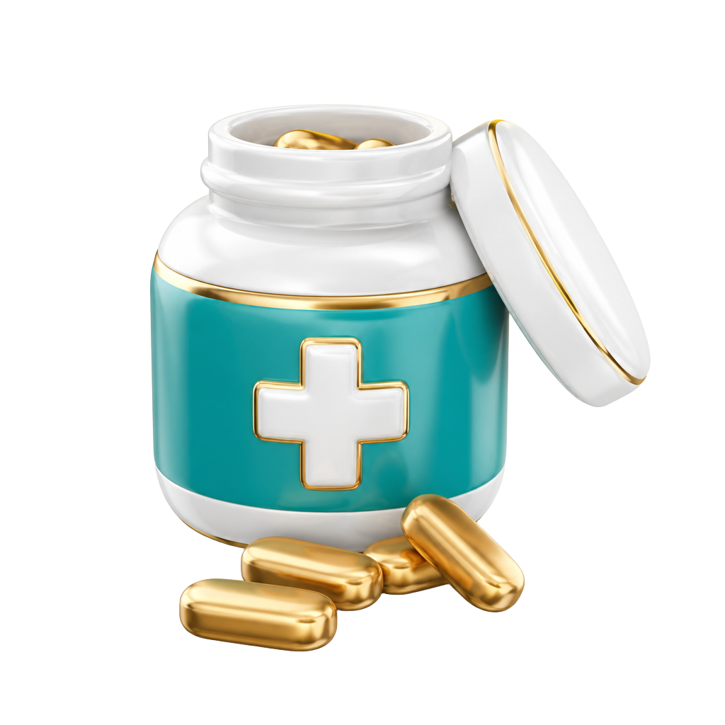 Frasco de medicação